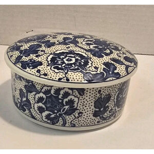 Takahashi San Francisco Small Lidded Trinket Bowl Made in Japan 3.5” Vintage